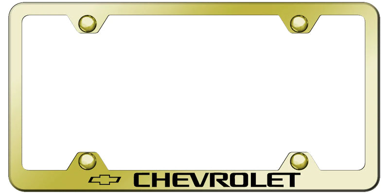 Chevrolet Steel Wide Body License Plate Frame - Official Licensed