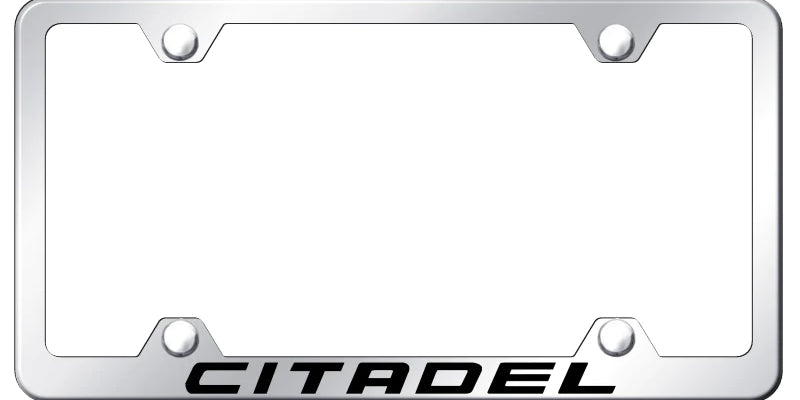 Dodge Citadel Steel Wide Body License Plate Frame - Official Licensed