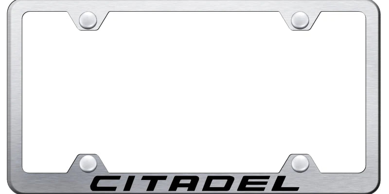 Dodge Citadel Steel Wide Body License Plate Frame - Official Licensed
