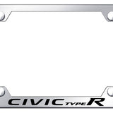 Honda Civic Type R Steel Wide Body License Plate Frame - Official Licensed