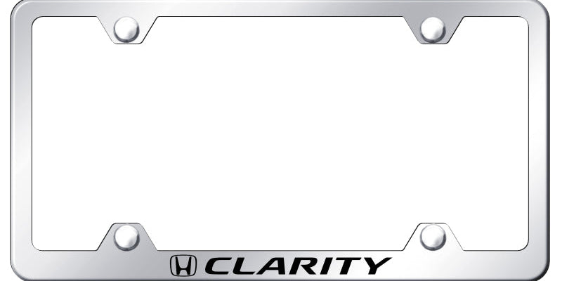 Honda Clarity Steel Wide Body License Plate Frame - Official Licensed