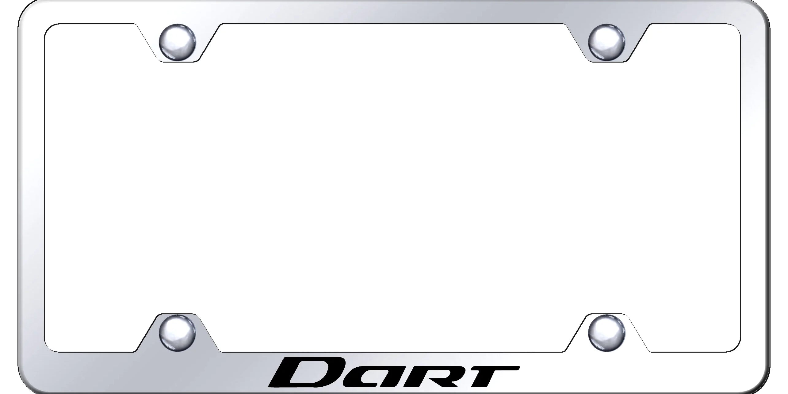 Dodge Dart Steel Wide Body License Plate Frame - Official Licensed