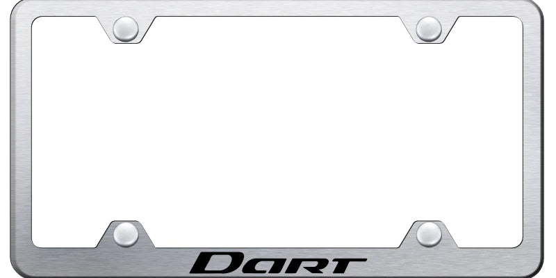 Dodge Dart Steel Wide Body License Plate Frame - Official Licensed