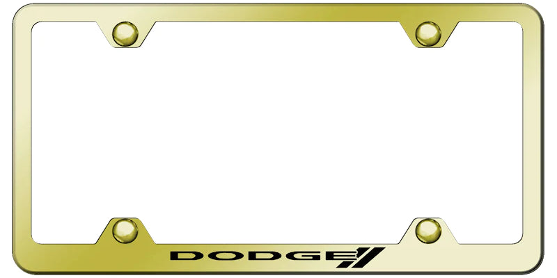 Dodge Stripe Steel Wide Body License Plate Frame - Official Licensed