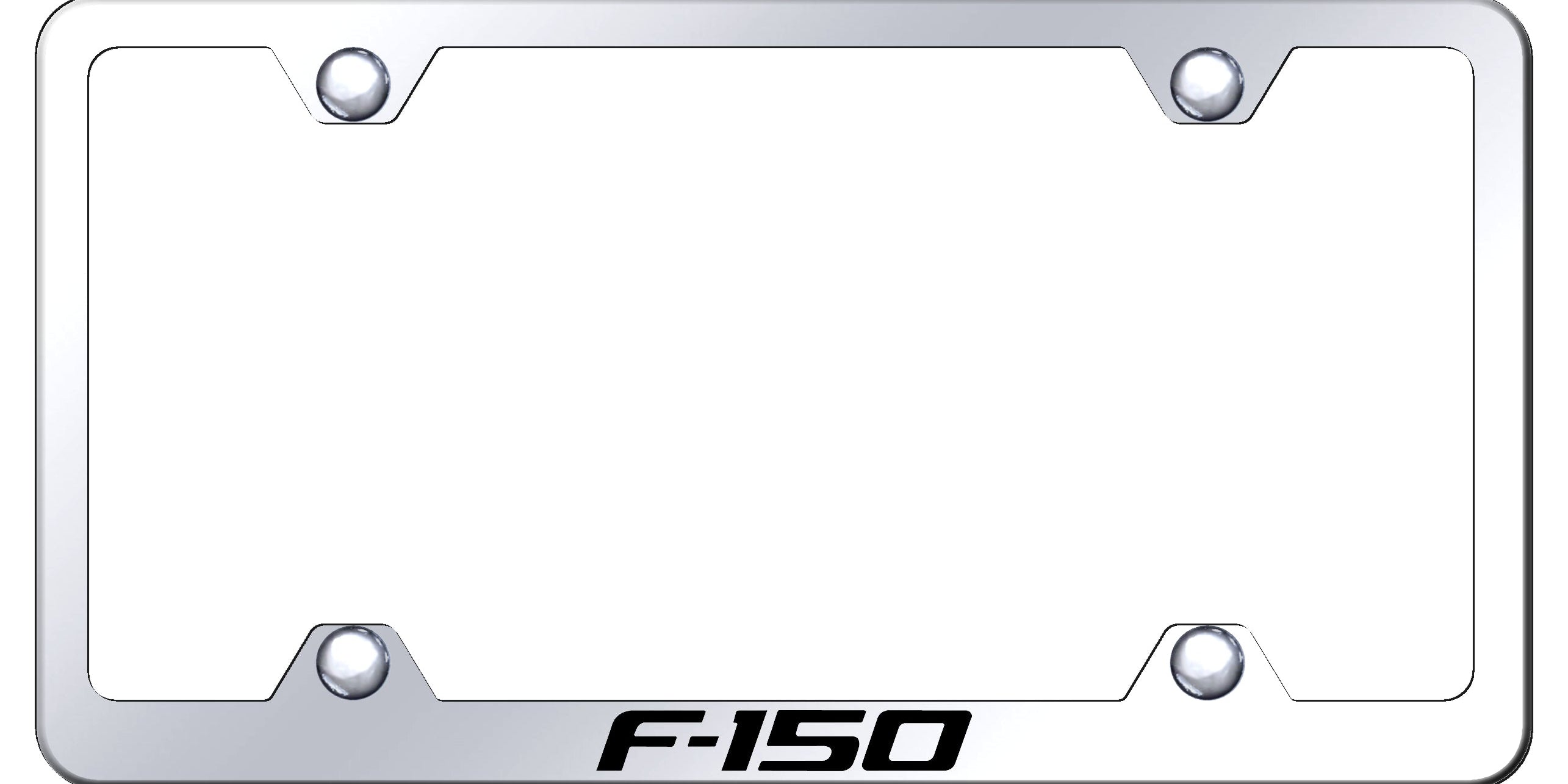 Ford F-150 Steel Wide Body License Plate Frame - Laser Etched - Official Licensed