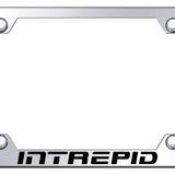Dodge Intrepid Steel Wide Body License Plate Frame - Laser Etched Mirrored - Official Licensed