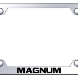 Dodge Magnum Steel Wide Body License Plate Frame - Laser Etched Mirrored - Official Licensed