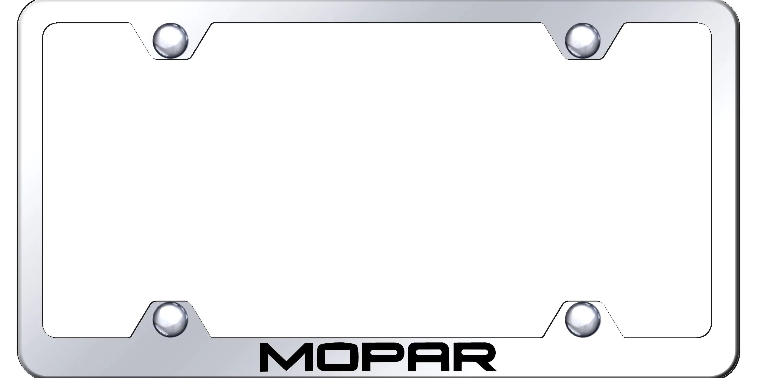 Mopar Steel Wide Body License Plate Frame - Official Licensed