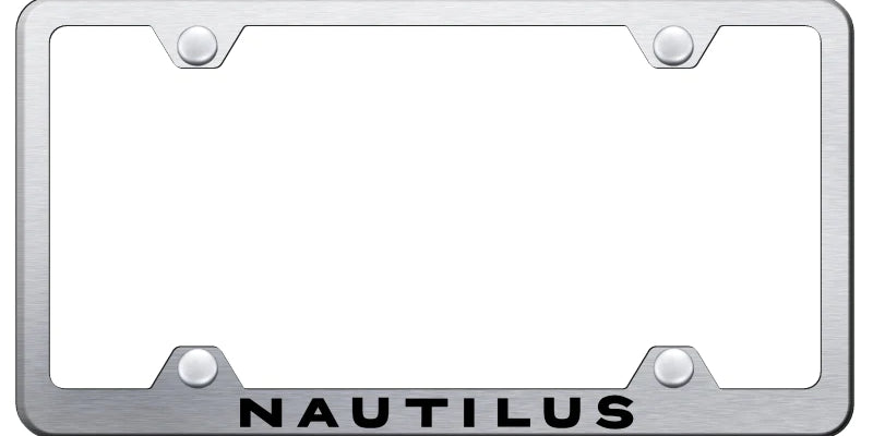 Lincoln Nautilus Steel Wide Body License Plate Frame - Laser Etched - Official Licensed