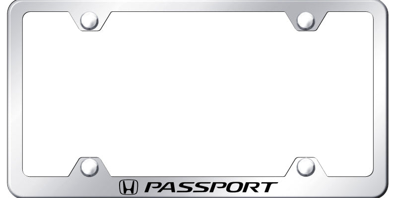 Honda Passport Steel Wide Body License Plate Frame - Official Licensed