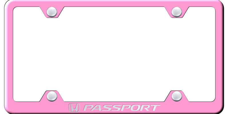 Honda Passport Steel Wide Body License Plate Frame - Official Licensed