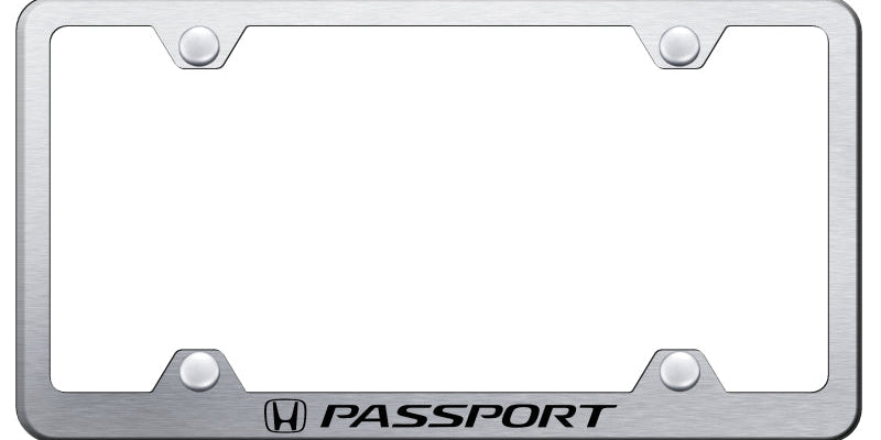Honda Passport Steel Wide Body License Plate Frame - Official Licensed