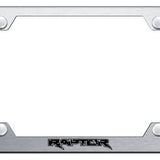 Ford Raptor Steel Wide Body License Plate Frame - Laser Etched - Official Licensed