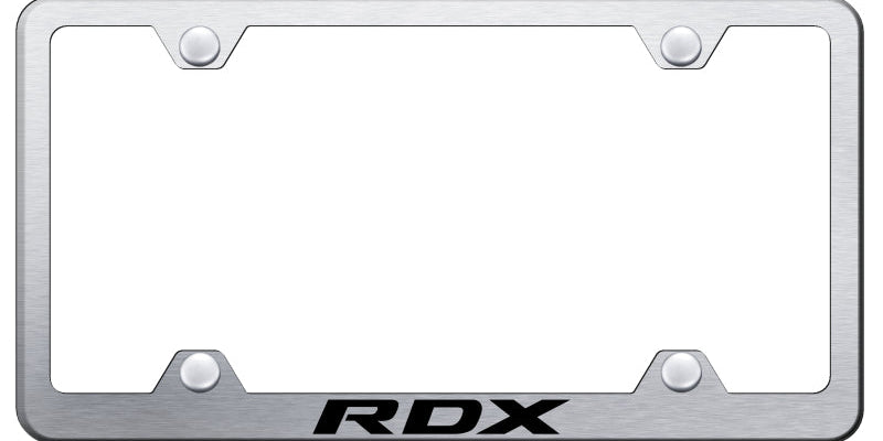 Acura RDX Steel Wide Body License Plate Frame - Laser Etched - Official Licensed