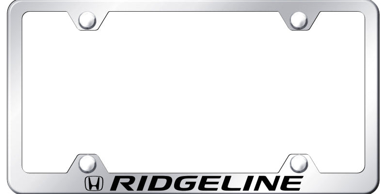 Honda Ridgeline Steel Wide Body License Plate Frame - Official Licensed
