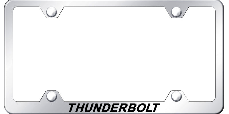 Ford Thunderbolt Steel Wide Body License Plate Frame - Laser Etched - Official Licensed