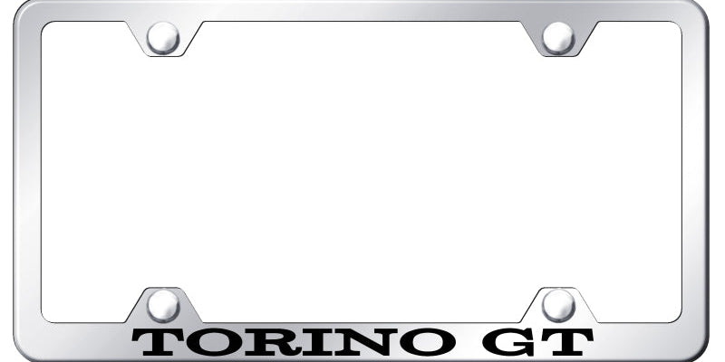 Ford Mustang Torino GT Steel Wide Body License Plate Frame - Laser Etched - Official Licensed