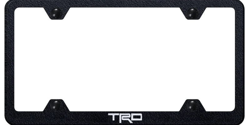 Toyota TRD Steel Wide Body License Plate Frame - Laser Etched - Official Licensed