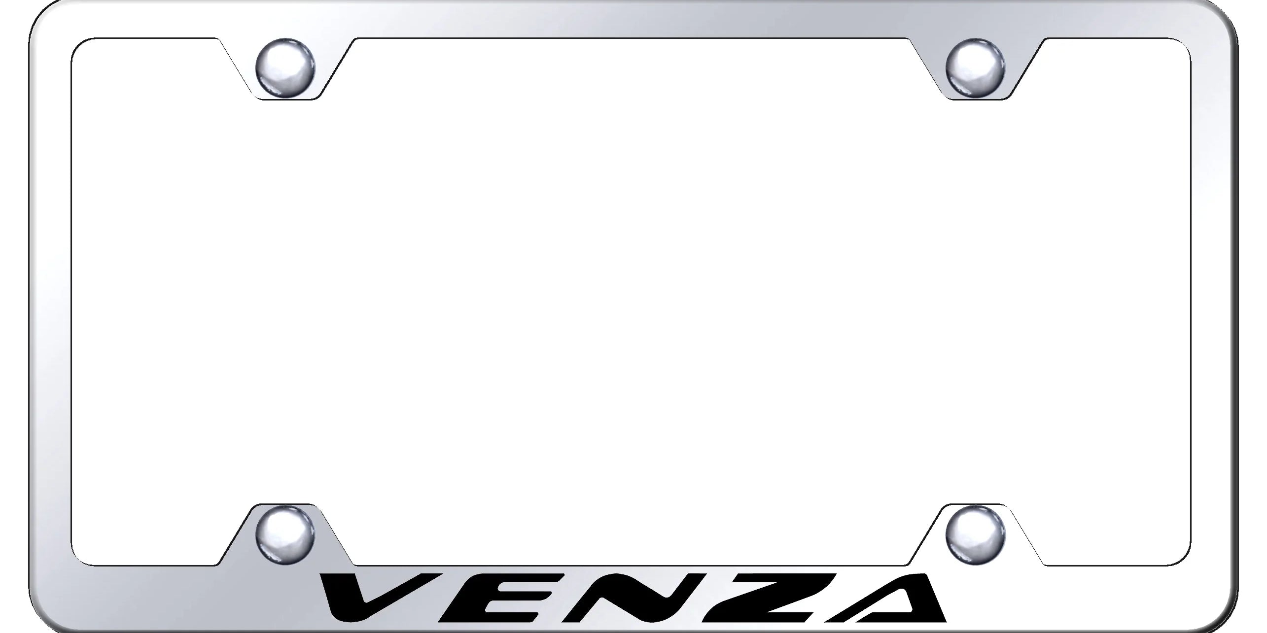 Toyota Venza Steel Wide Body License Plate Frame - Laser Etched - Official Licensed