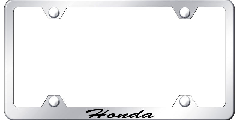 Honda Script Steel Wide Body License Plate Frame - Official Licensed
