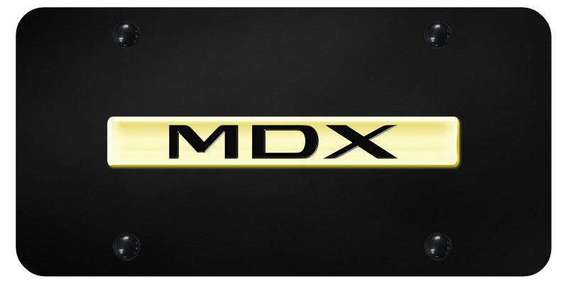 Acura MDX Name License Plate - Chrome Logo - Official Licensed