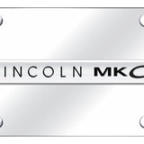 Lincoln MKC Name License Plate - Chrome on Mirrored - Official Licensed