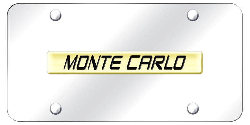 Chevrolet Monte Carlo Name License Plate - Official Licensed