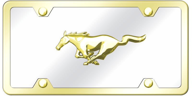 Ford Mustang Plate Kit - OEM Style Logo - Official Licensed