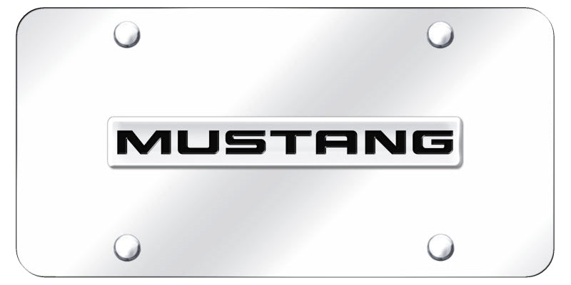 Ford Mustang Name License Plate - OEM Style Logo - Official Licensed