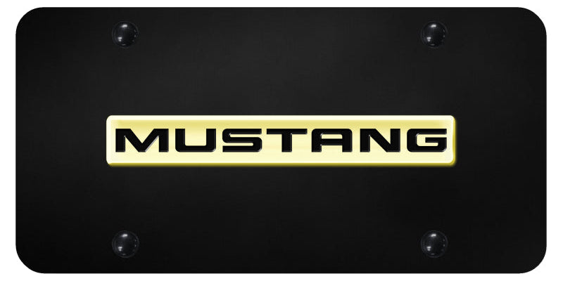Ford Mustang Name License Plate - OEM Style Logo - Official Licensed