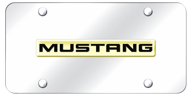 Ford Mustang Name License Plate - OEM Style Logo - Official Licensed