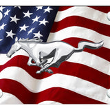 Ford Mustang License Plate - UV Wave Flag - Official Licensed