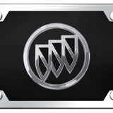Buick (Black Fill) Acrylic Kit - Chrome on Black - Official Licensed