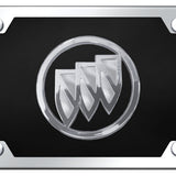 Buick (No Fill) Acrylic Kit - Chrome on Black - Official Licensed