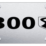 Chrysler 300S License Plate - Laser Etched Brushed - Official Licensed