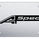 Acura A-Spec License Plate - Laser Etched - Official Licensed