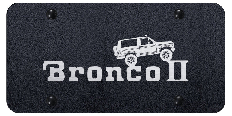 Ford Bronco II Climbing License Plate - Laser Etched - Official Licensed