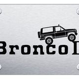 Ford Bronco II Climbing License Plate - Laser Etched - Official Licensed