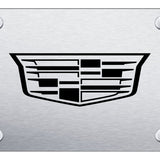 Cadillac 2014 (Logo Only) Plate - Laser Etched Brushed - Official Licensed