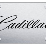 Cadillac 2014 (Name Only) Plate - Laser Etched Brushed - Official Licensed