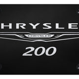 Chrysler 200 License Plate - Laser Etched Black - Official Licensed
