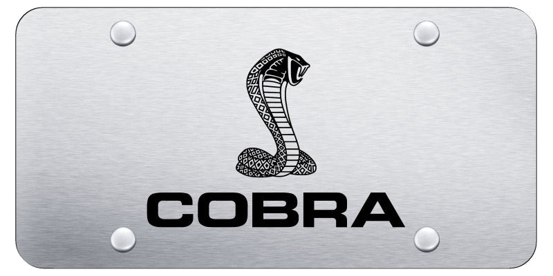 Ford Mustang Cobra License Plate - Laser Etched - Official Licensed