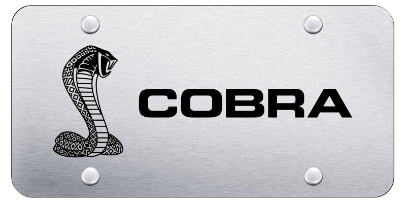 Ford Mustang Cobra 2 License Plate - Laser Etched - Official Licensed