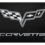 Chevrolet Corvette C6 License Plate - Laser Etched Black - Official Licensed