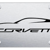 Chevrolet Corvette C7 Profile License Plate - Official Licensed