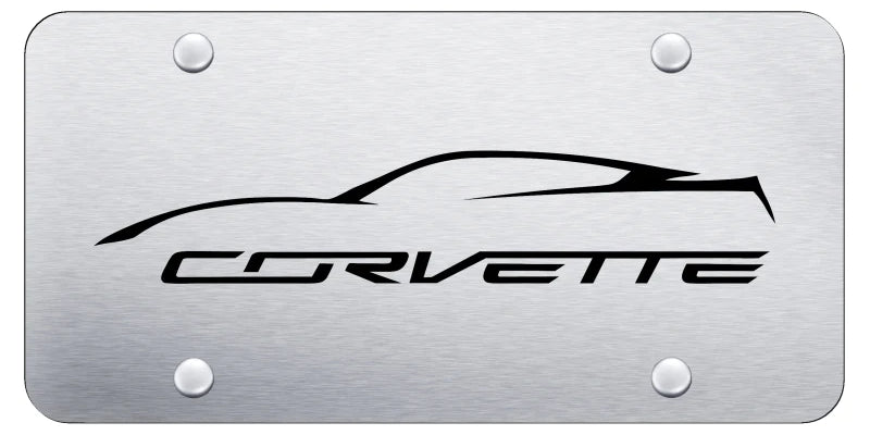 Chevrolet Corvette C7 Profile License Plate - Official Licensed