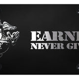 Earned Never Given License Plate - Laser Etched - Official Licensed