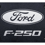 Ford F-250 License Plate - Laser Etched Rugged Black - Official Licensed
