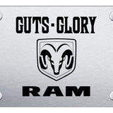 Guts - Glory - Ram License Plate - Laser Etched - Official Licensed