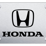 Honda License Plate - Laser Etched Logo - Official Licensed